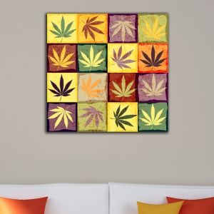 0290 Wall art decoration Color leaves