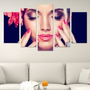 0602 Wall art decoration (set of 5 pieces) Perfect makeup