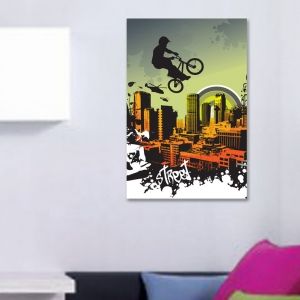 0082 Wall art decoration Bicycler