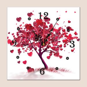 C0048_1 Clock with print Love tree