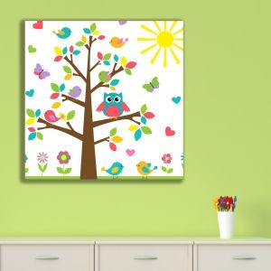 0171  Wall art decoration for kids Funny tree