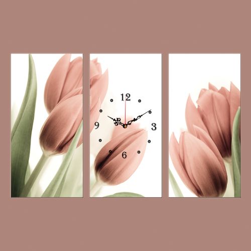 SALE C1_3 Clock with print 3 pieces 