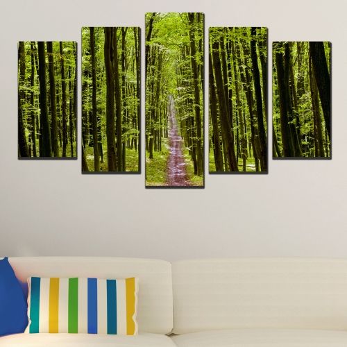 Wall decoration Green forest