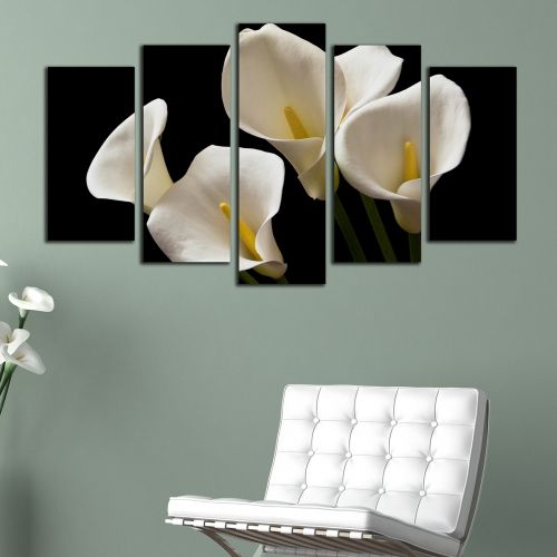 wall decoration panels with orchids