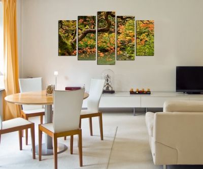 wall decoration with beautiful tree