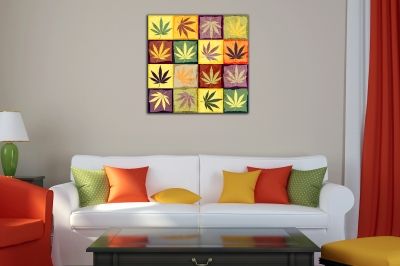 colorful canvas wall art