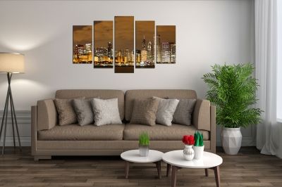 Wall art set 5 pieces Chicago
