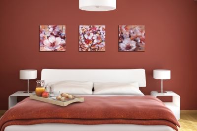 Wall art decoration almond blossom