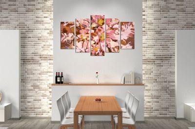 Canvas wall art decoration Abstract flowers