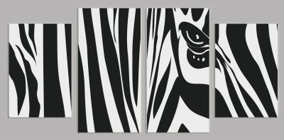Wall decoration Zebra