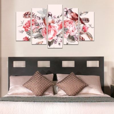 Canvas wall art for bedroom vintage