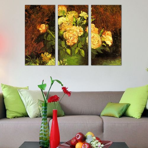 Roses by van Gogh - canvas reproduction