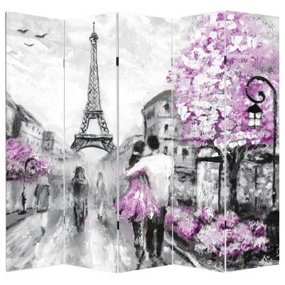 P0417 Decorative Screen Room devider  Lovers in Paris (3,4,5 or 6 panels)