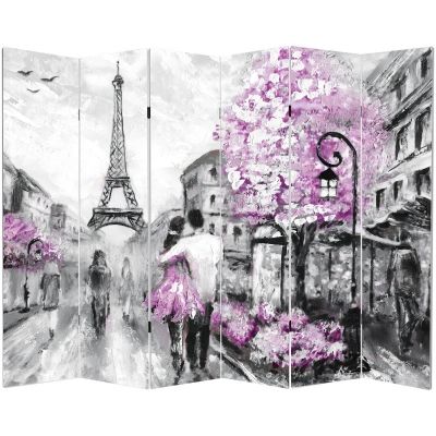 P0417 Decorative Screen Room devider  Lovers in Paris (3,4,5 or 6 panels)