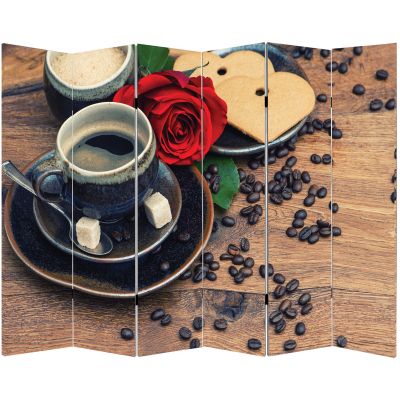 Decorative Screen Composition with coffee 