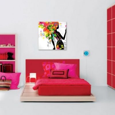 0084 Wall art decoration Color girl