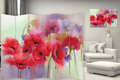 P0550 Canvas Room devider Seasons 