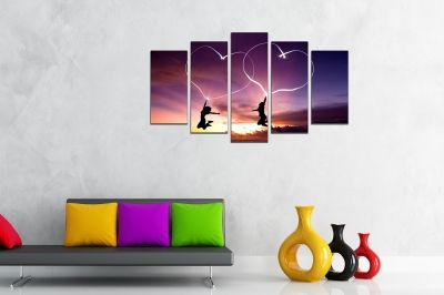 canvas wall art for bedroom love is in the air