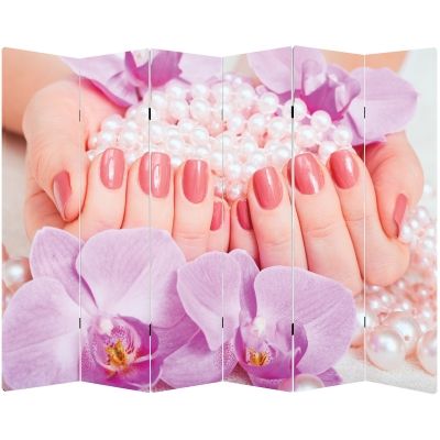 P0628 Decorative Screen Room divider Beautiful manicure (3,4,5 or 6 panels)