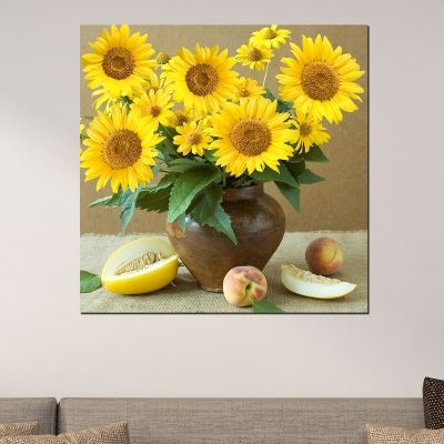 Sunflowers painting- wall decoration
