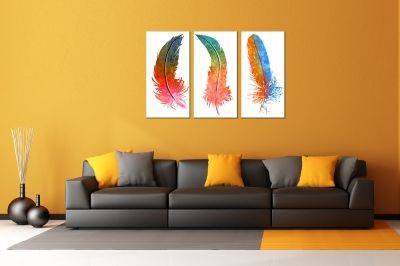 Art paintings abstract leaves