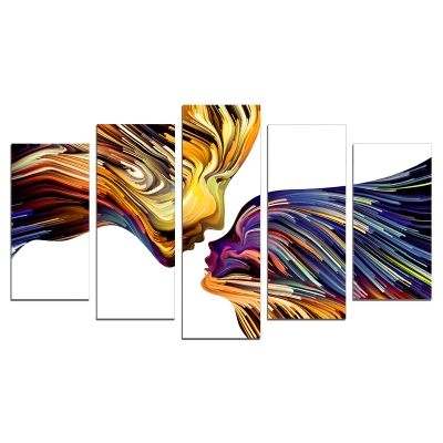 0603 Abstract wall art decoration (set of 5 pieces) Abstract love