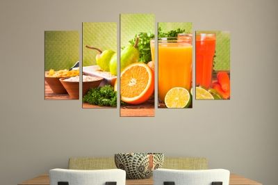  Art canvas decoration fresh fruits