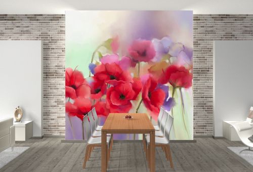 T0240 Wallpaper Poppies