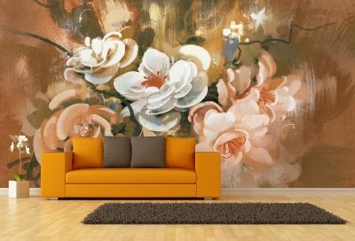 T0570 Wallpaper Art flowers