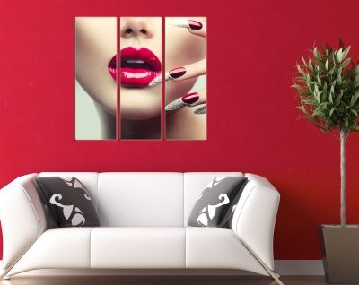 canvas wall art for beauty salon