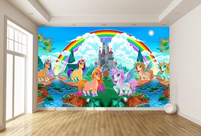 T9038 Wallpaper Unicorns
