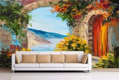 T9040 Wallpaper Art summer sea landscape 