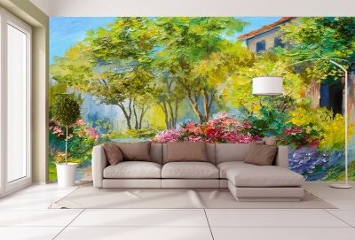 T9041 Wallpaper Art colorful landscape 