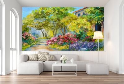 T9041 Wallpaper Art colorful landscape 