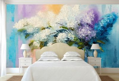 T9046 Wallpaper Art lilac