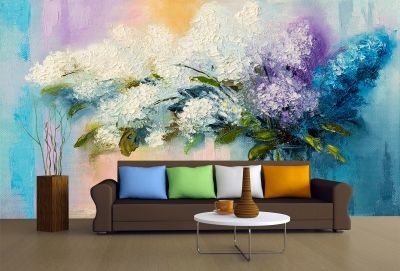 T9046 Wallpaper Art lilac
