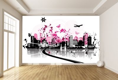 T9049 Wallpaper Modern city