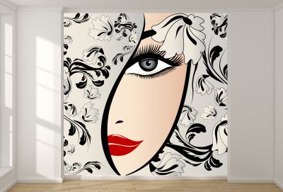 T9051 Wallpaper Baeutiful girl