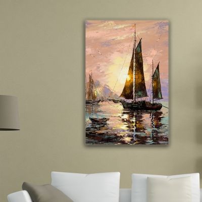 0001 Wall art decoration - Sailing boat