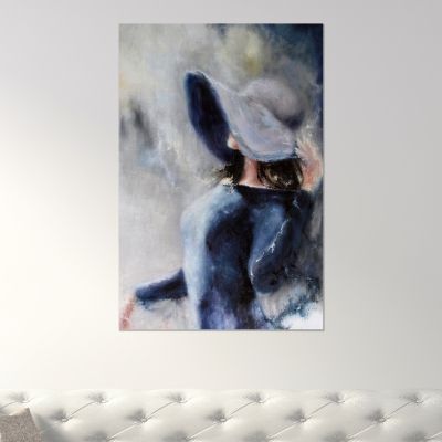 0763 Wall art decoration Mysterious woman