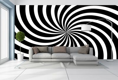 T9080 Wallpaper Abstract black and white