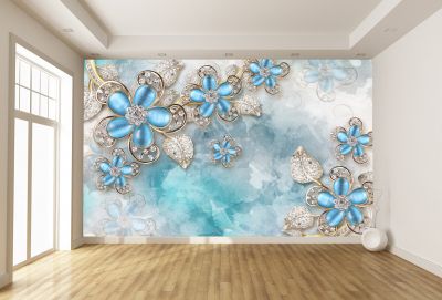 T9094 Wallpaper 3D Jewelry 