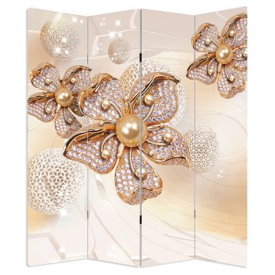 P9093 Decorative Screen Room divider Jewelry and spheres (3,4,5 or 6 panels)