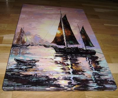 0001 Art landscape - Sailing boat