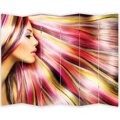 P0150 Decorative Screen Room divider Color hair (3,4,5 or 6 panels)