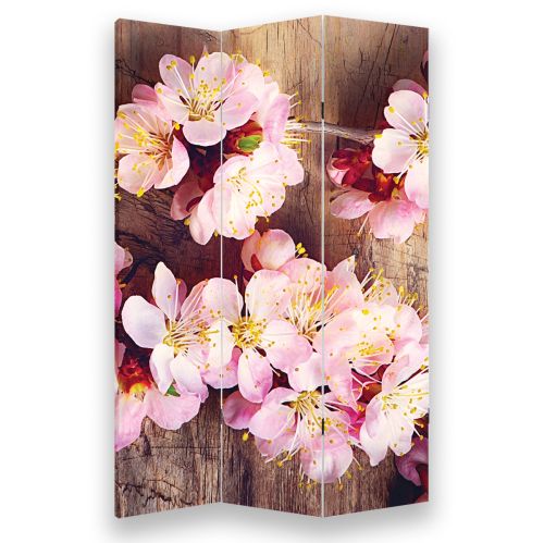 P0844 Decorative Screen Room divider Branch with pink blossoms (3,4,5 or 6 panels)