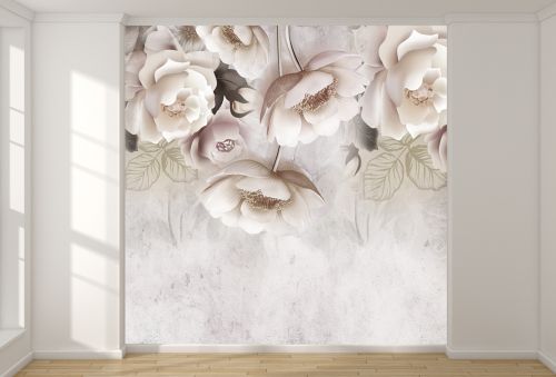 T9161 Wallpaper 3D Vintage flowers