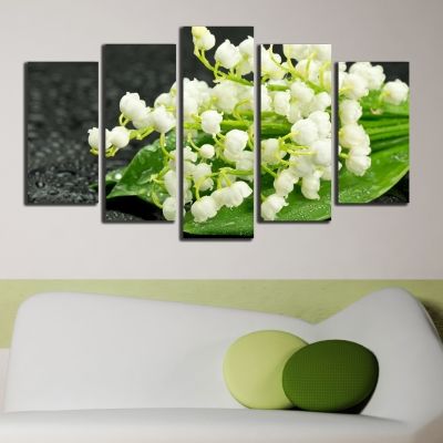 Wall art decoration set of 5 pieces