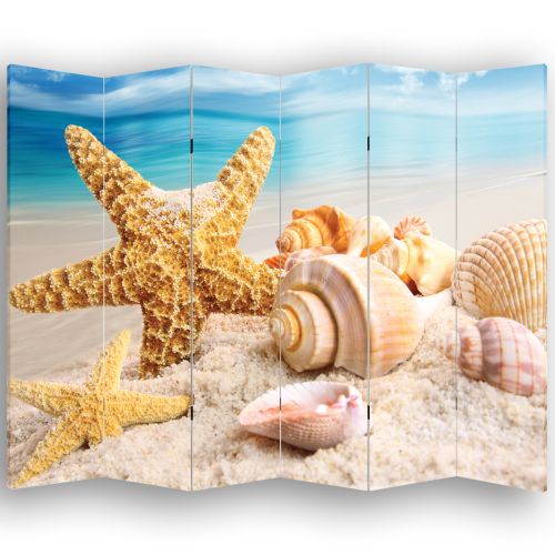 P0043 Decorative Screen Room divider Sea creatures (3,4,5 or 6 panels)