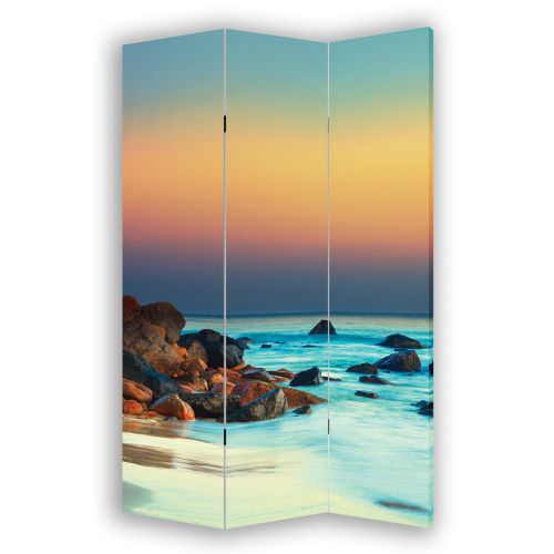 P0304 Decorative Screen Room divider Sunset over the sea (3,4,5 or 6 panels)